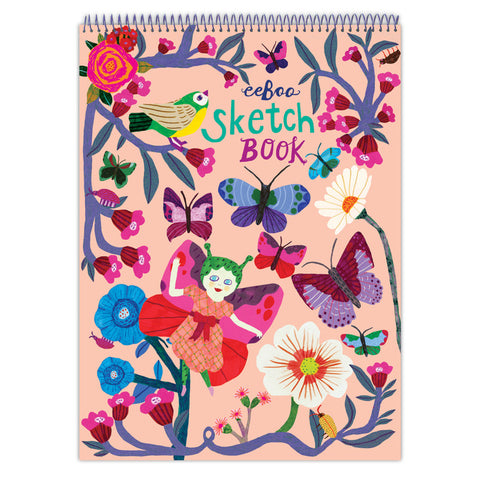 Butterflies and Flowers Sketchbook