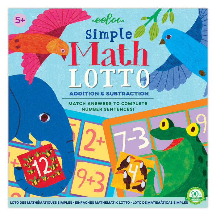 Simple Math Lotto/Bingo (Addition & Subtraction)