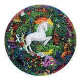 Unicorn Garden Round Puzzle 500pc