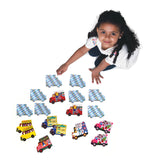 Trucks and A Bus Shaped Matching Game,