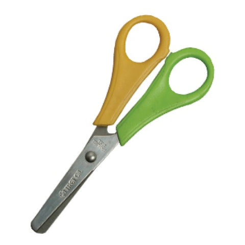 Scissors Left-handed: Yellow & Green 135mm 1pc