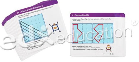 Geoboard Geo George Activity Cards 40 Activities