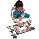 Christmas in the Woods Glitter Puzzle 20pc
