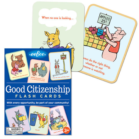 Good Citizenship Flash Cards